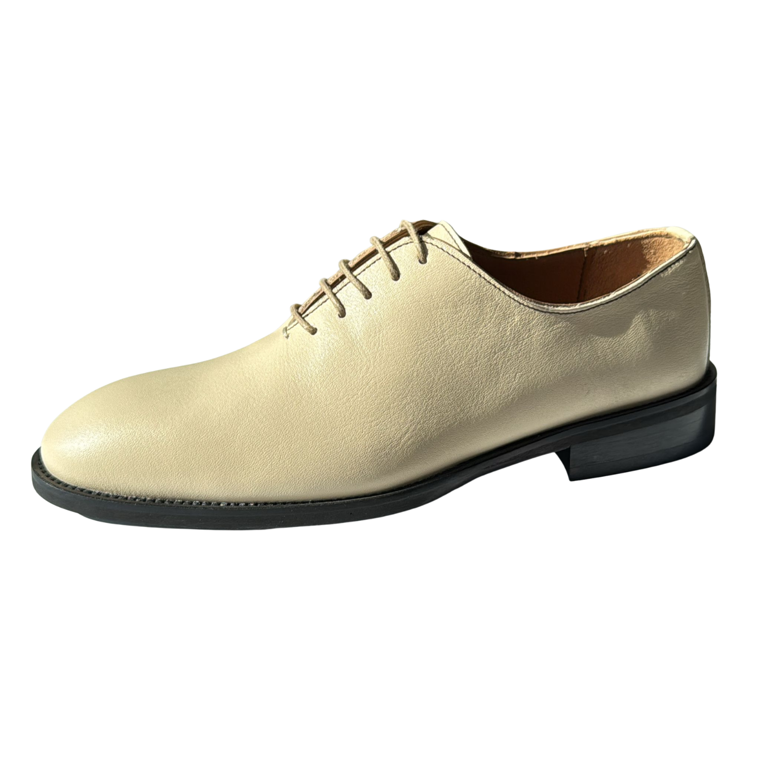Pantof elegant bărbat piele naturală - bej 1038