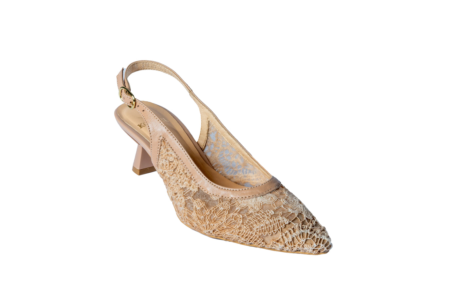 Sandale dama elegante piele naturala dantela cod 2835