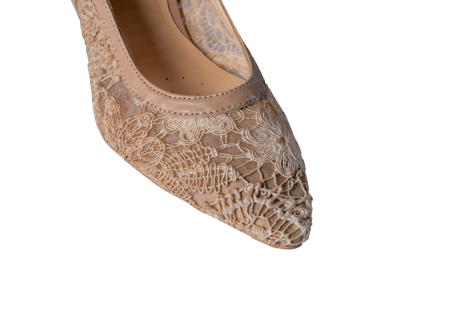 Sandale dama elegante piele naturala dantela cod 2835