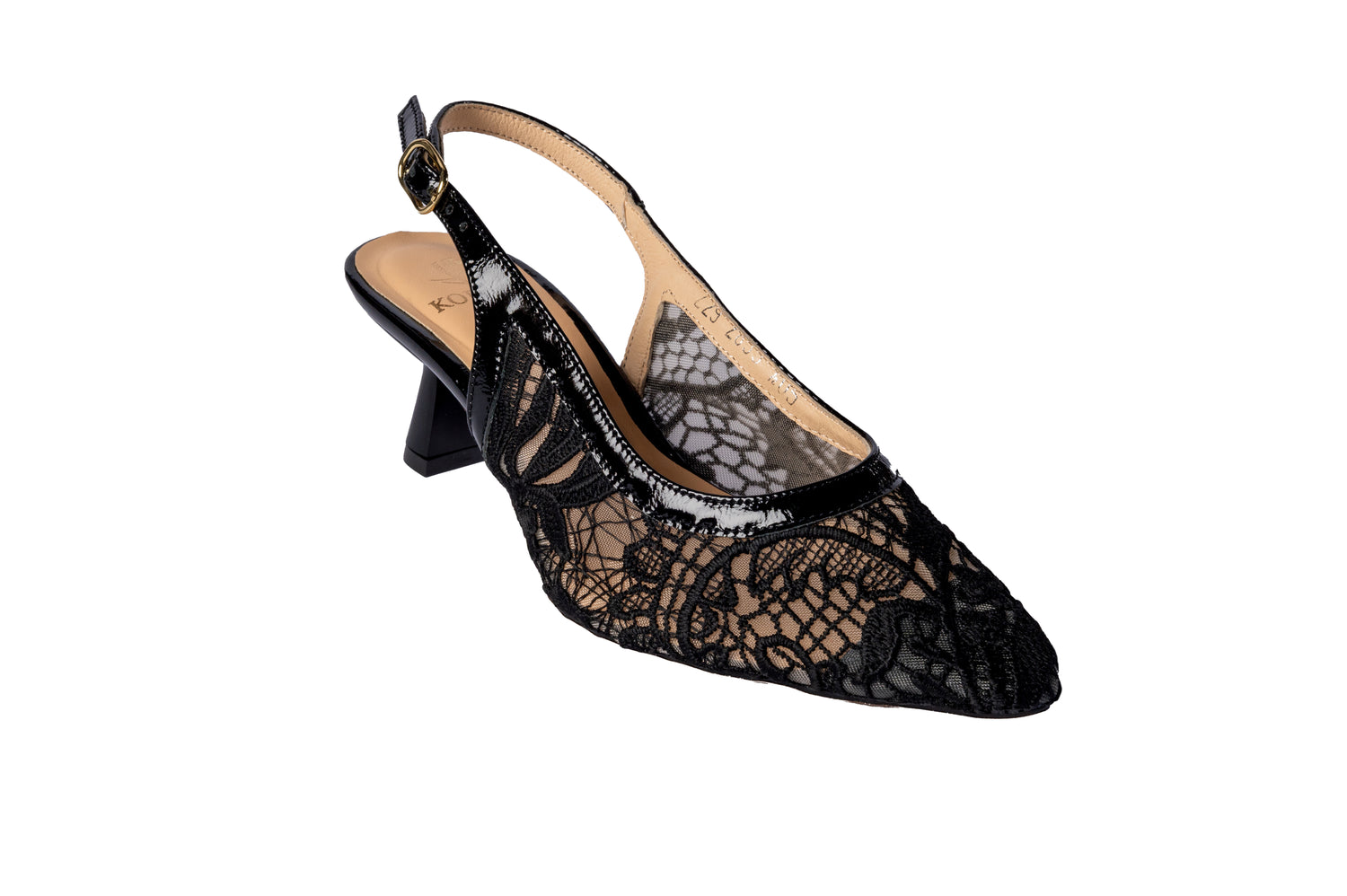 Sandale dama elegante piele naturala dantela cod 2835