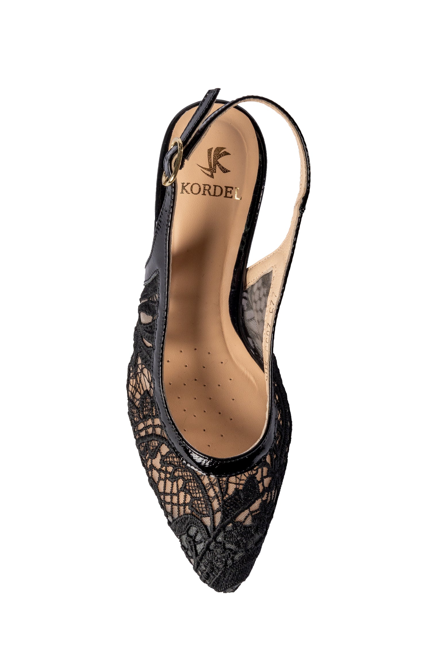 Sandale dama elegante piele naturala dantela cod 2835
