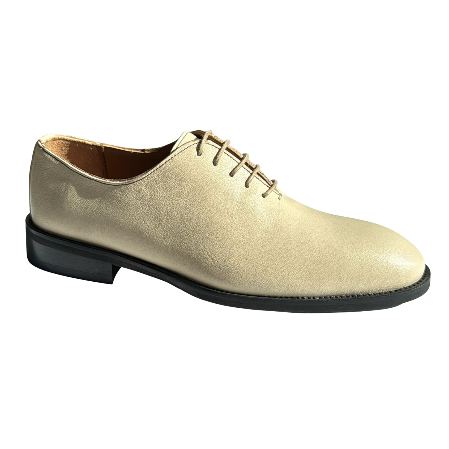 Pantof elegant bărbat piele naturală - bej 1038