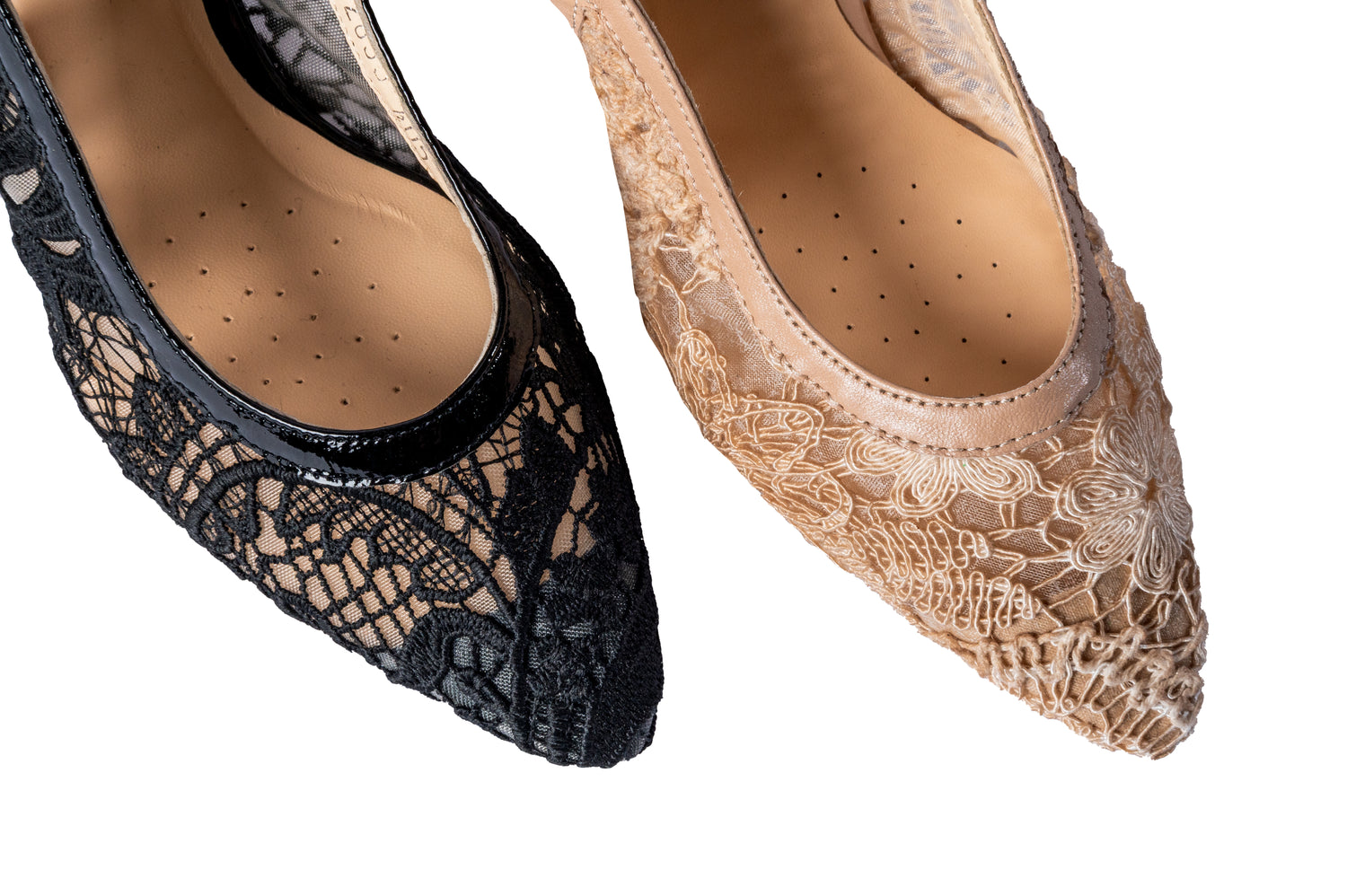 Sandale dama elegante piele naturala dantela cod 2835