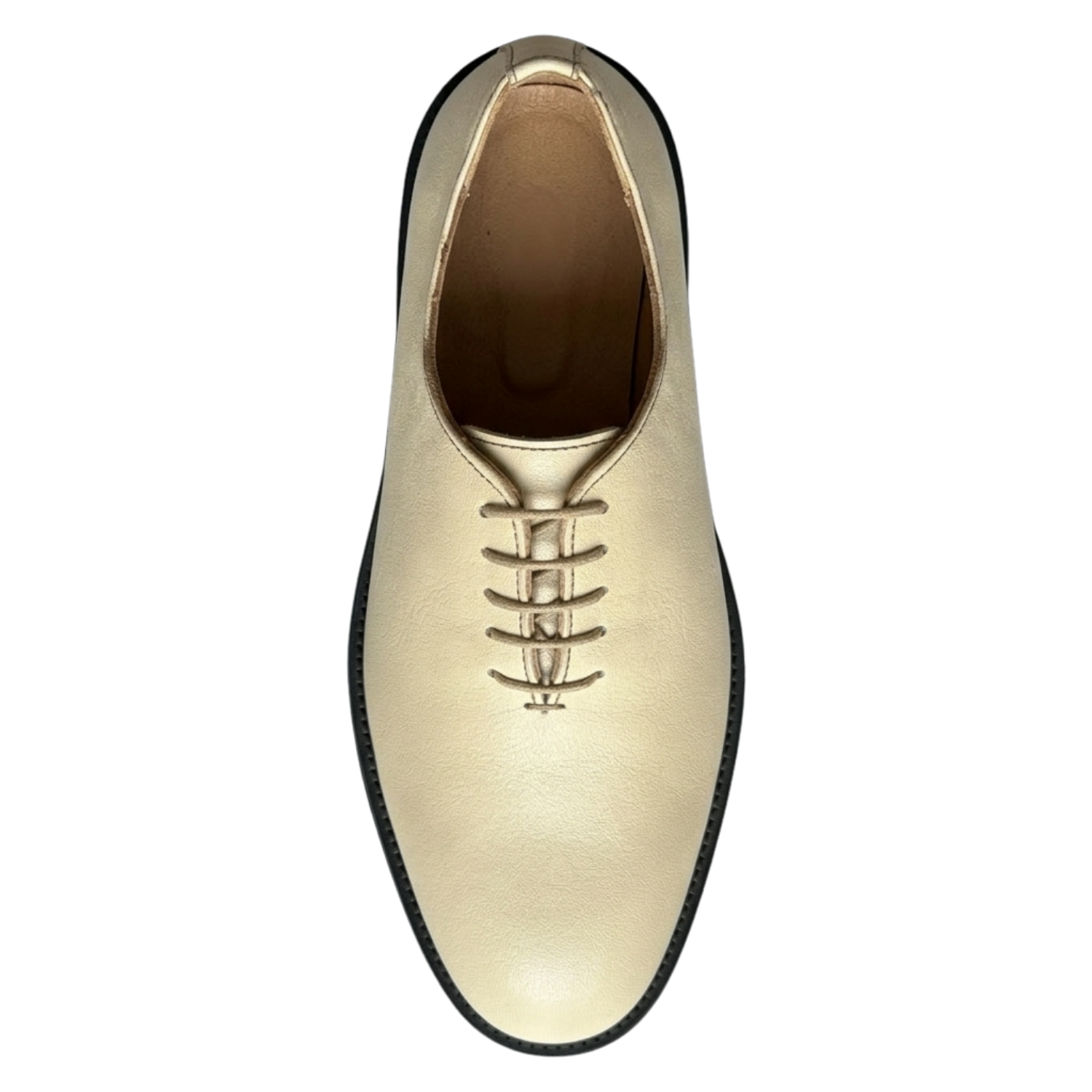 Pantof elegant bărbat piele naturală - bej 1038