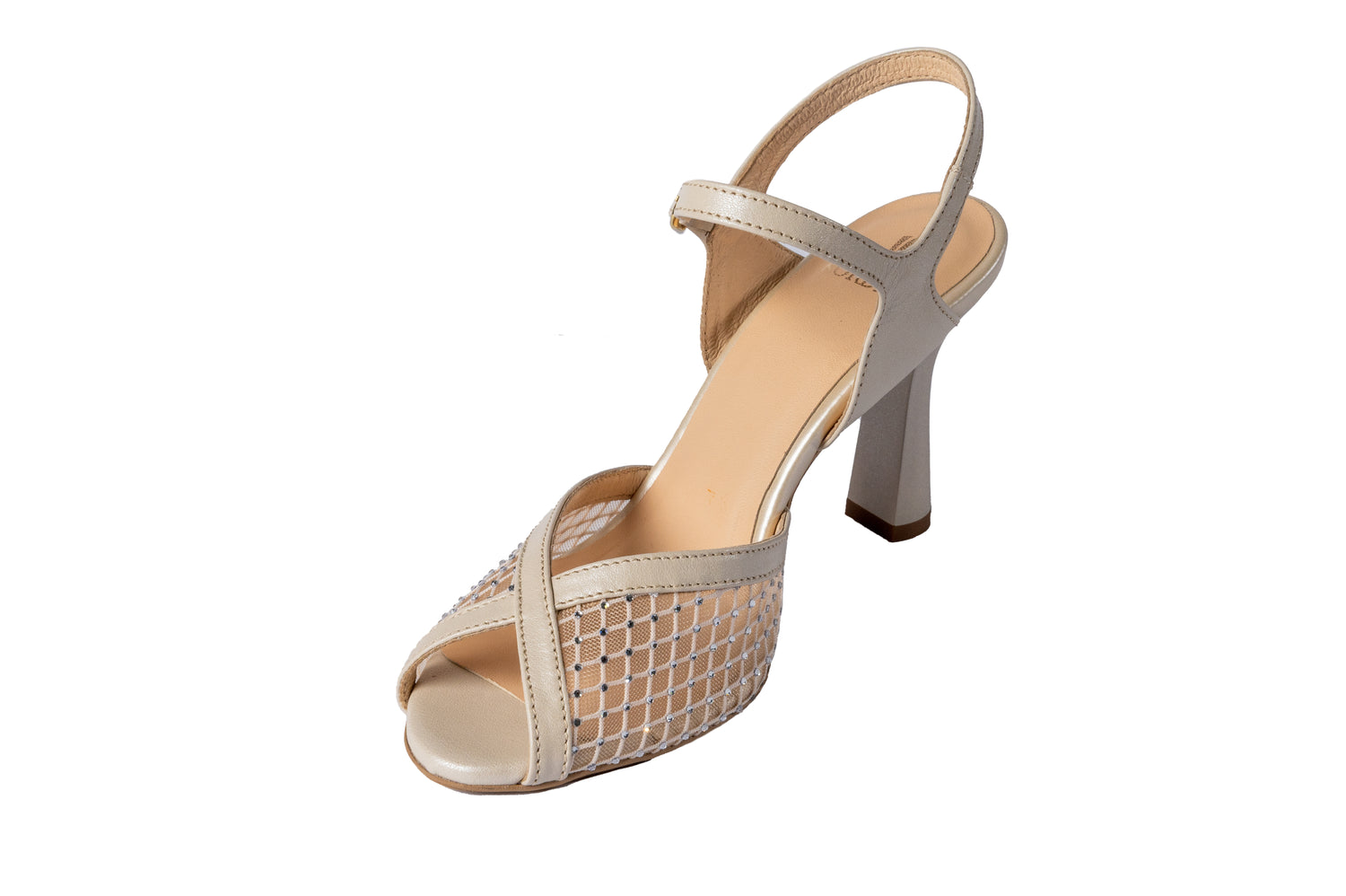 Sandale elegante dama piele naturala plasa cod 3052