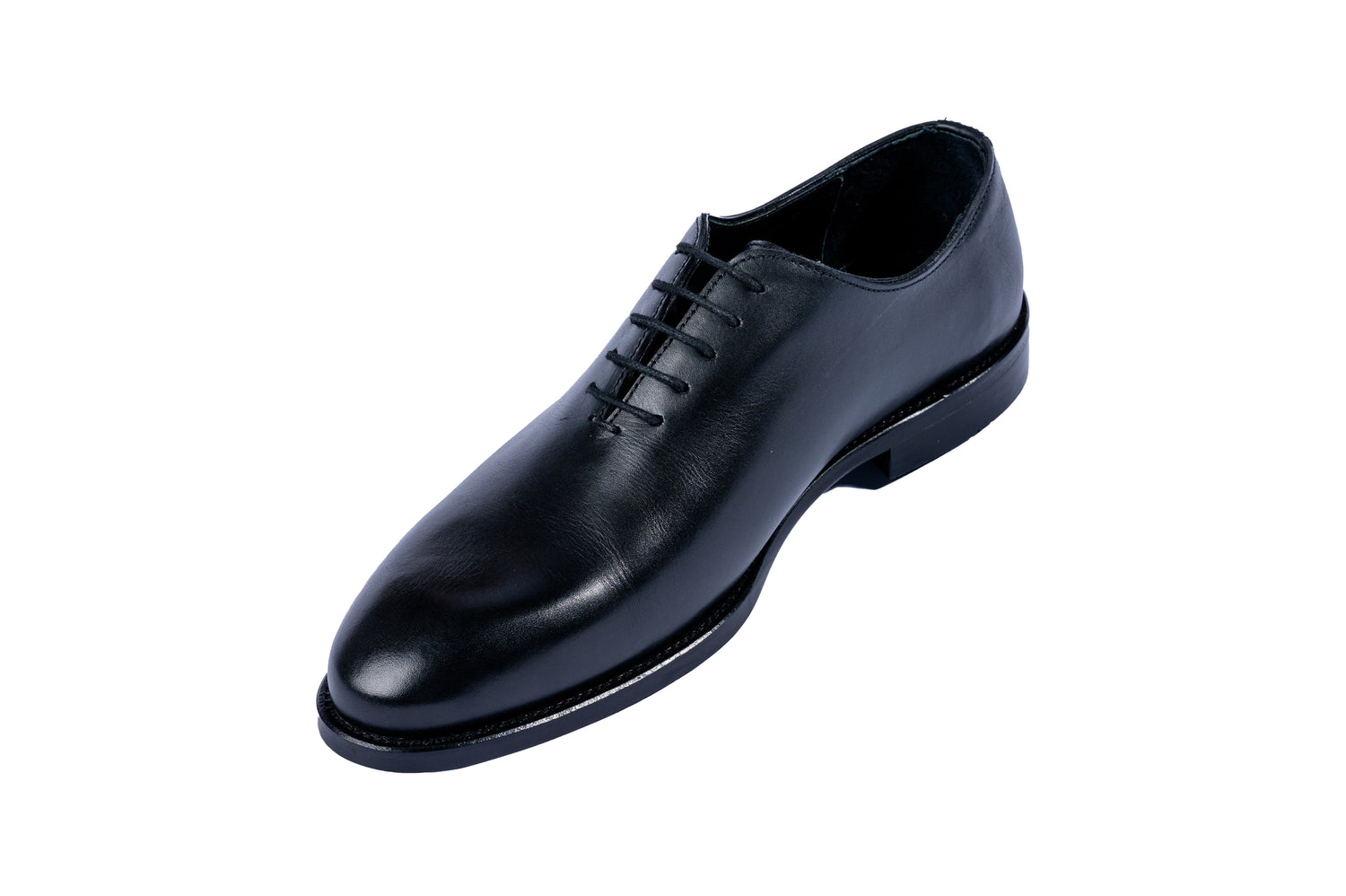 Pantofi barbat piele naturala negru mat cod 1038-1