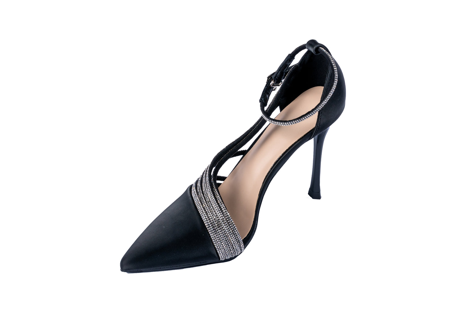 Pantofi dama satin eleganti cod 3MZY1
