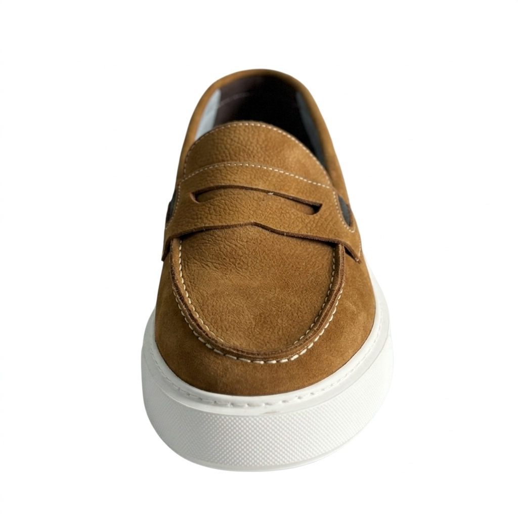 Mocasini barbat piele intoarsa Cod S1