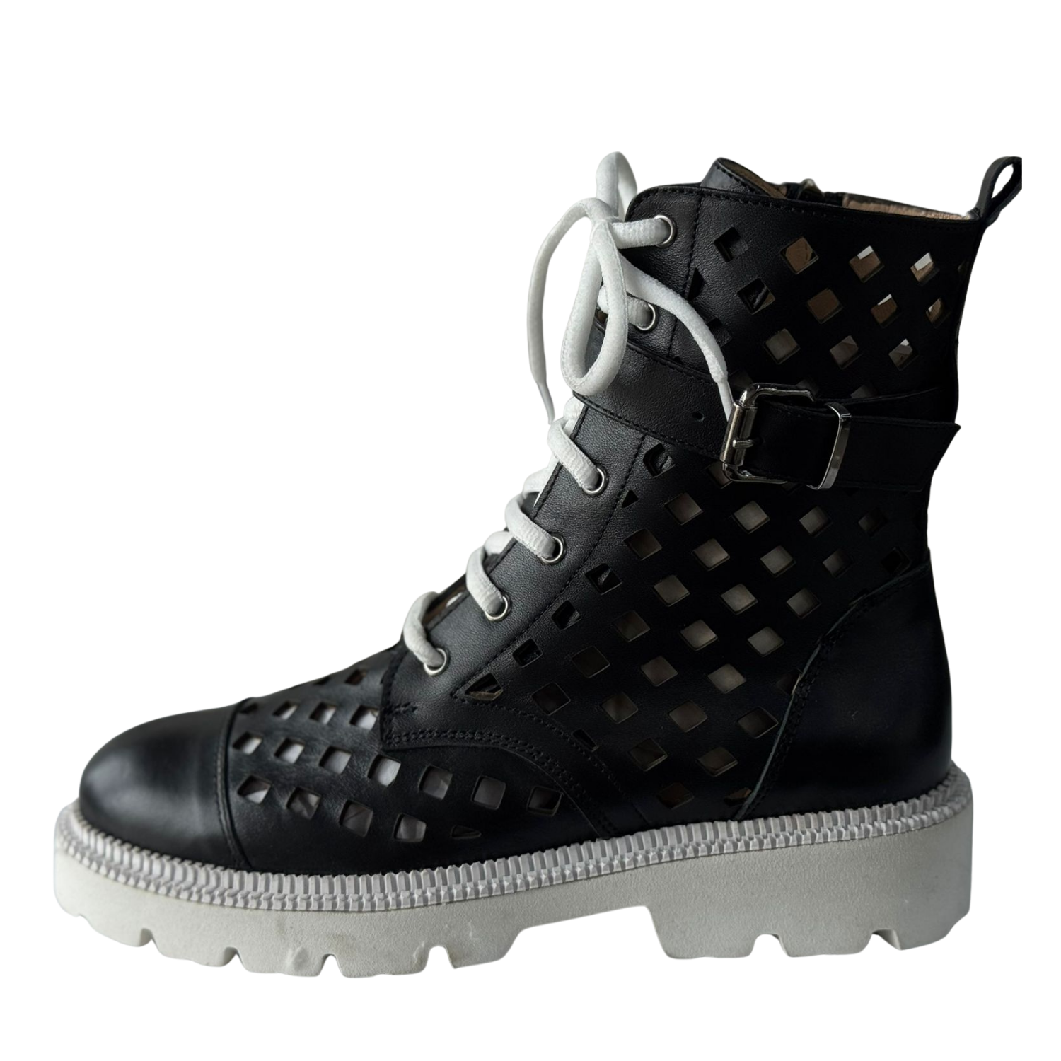 Gheata perforata casual damă piele naturală, cod 8759
