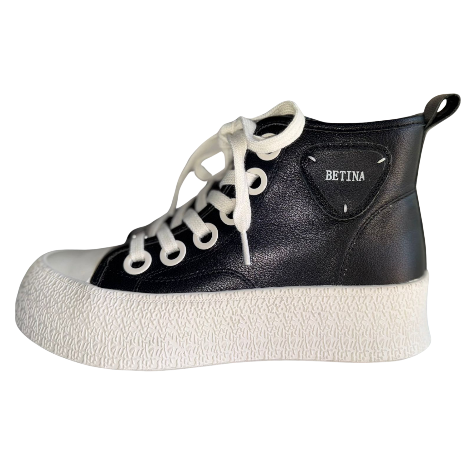 Ghete sport damă piele, negru, cod 2A61-8