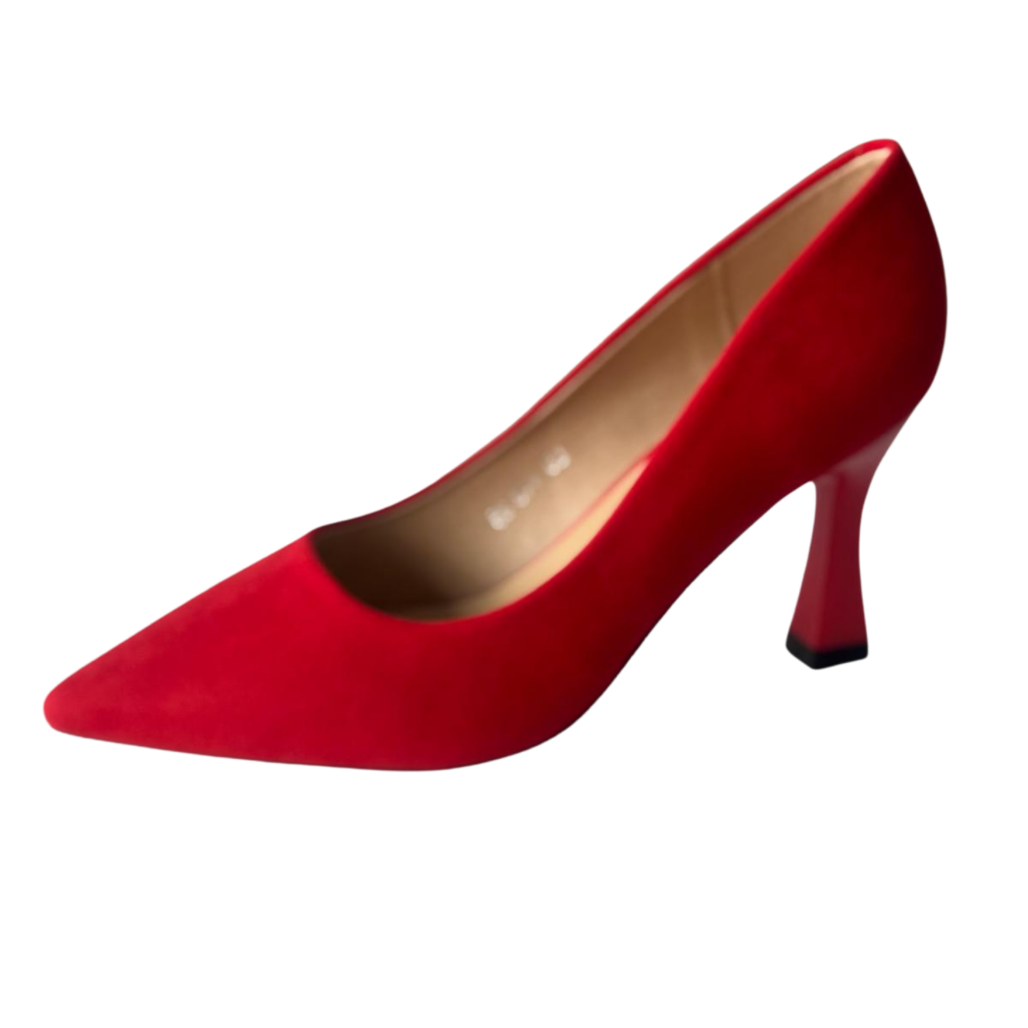 Pantof damă stiletto catifea, cod 143