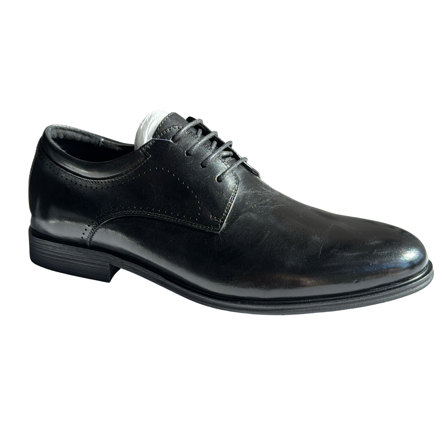 Pantof elegant piele bărbat piele natural, negru mat H2303257-1
