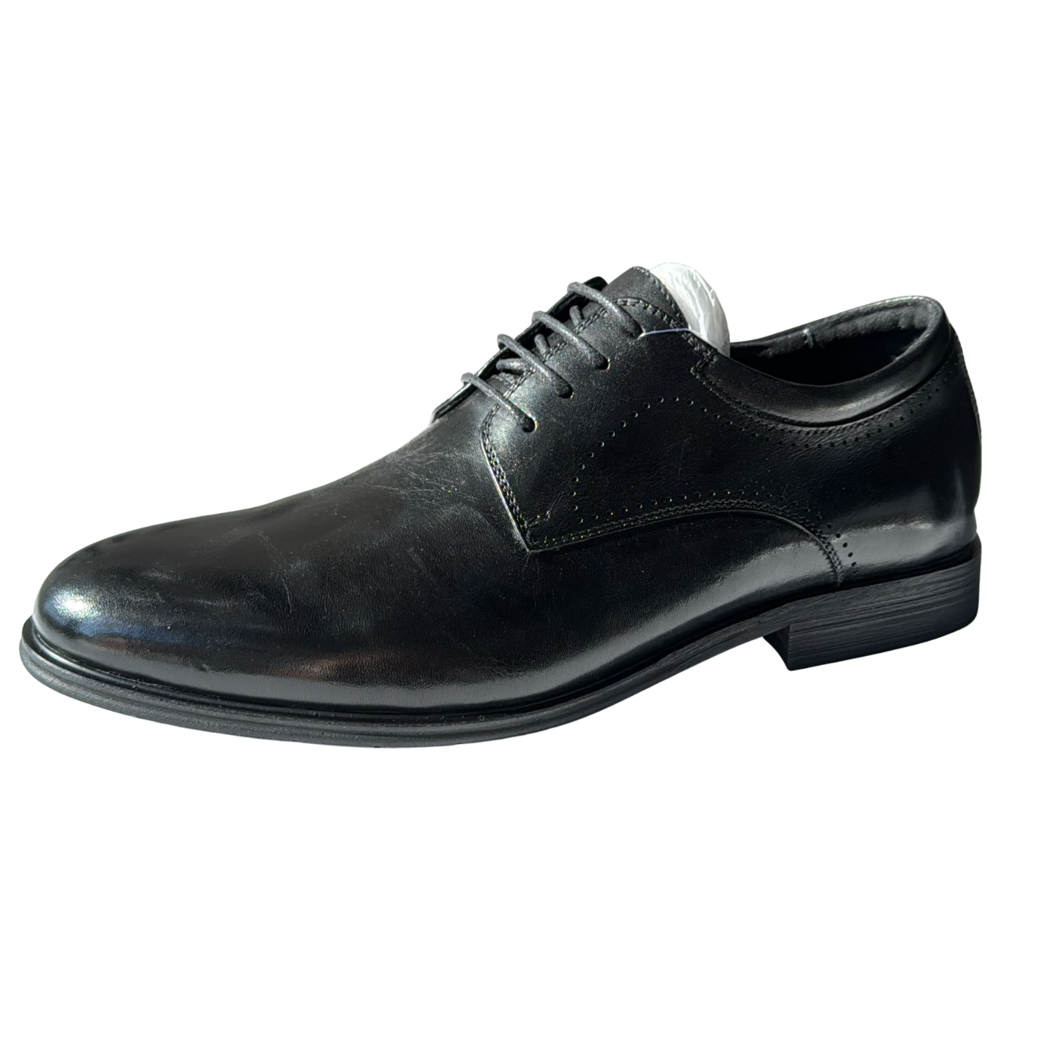 Pantof elegant piele bărbat piele natural, negru mat H2303257-1