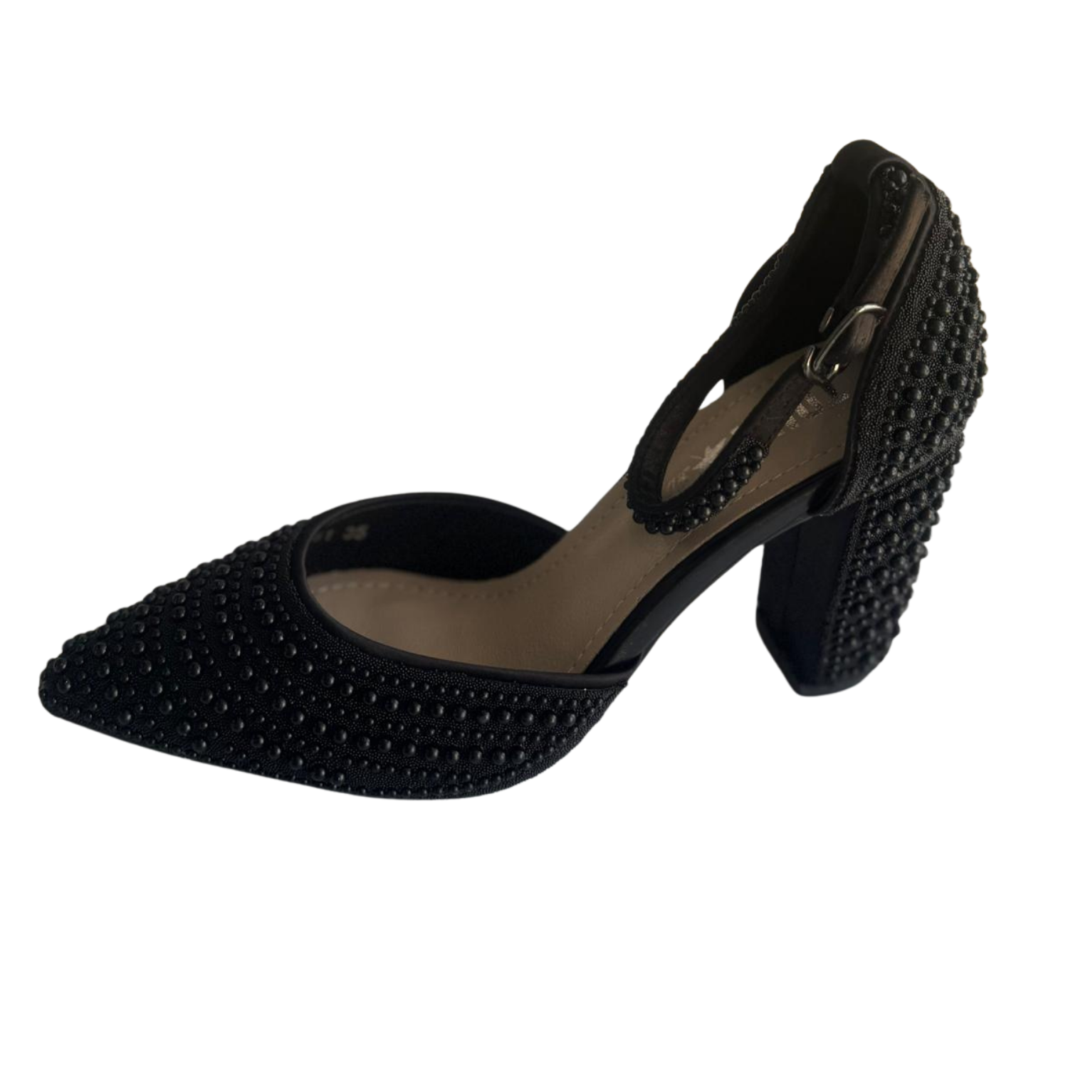 Pantofi elegant damă piele ECO, toc 7 cm, cod T661