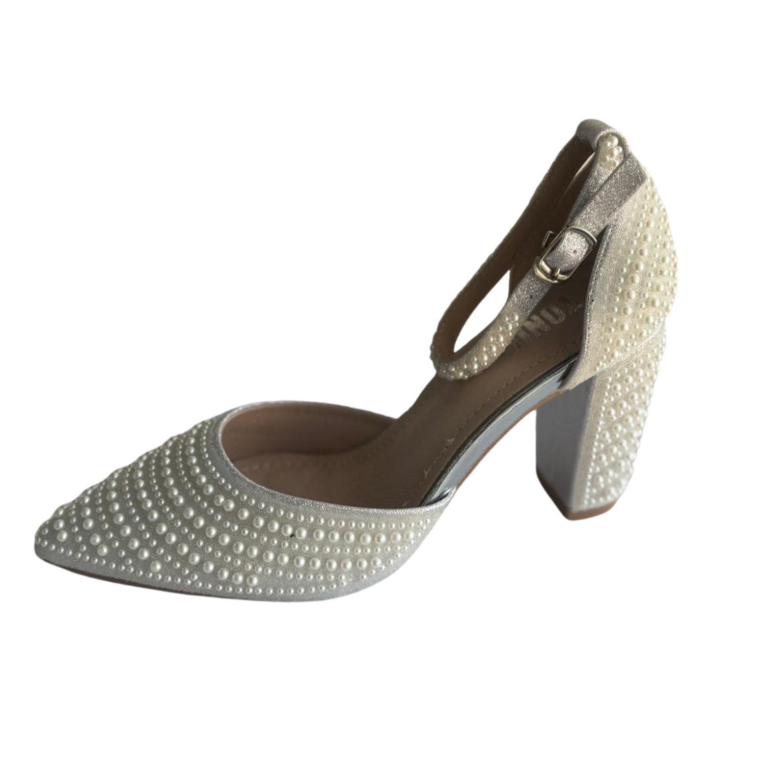 Pantofi elegant damă piele ECO, toc 7 cm, cod T661