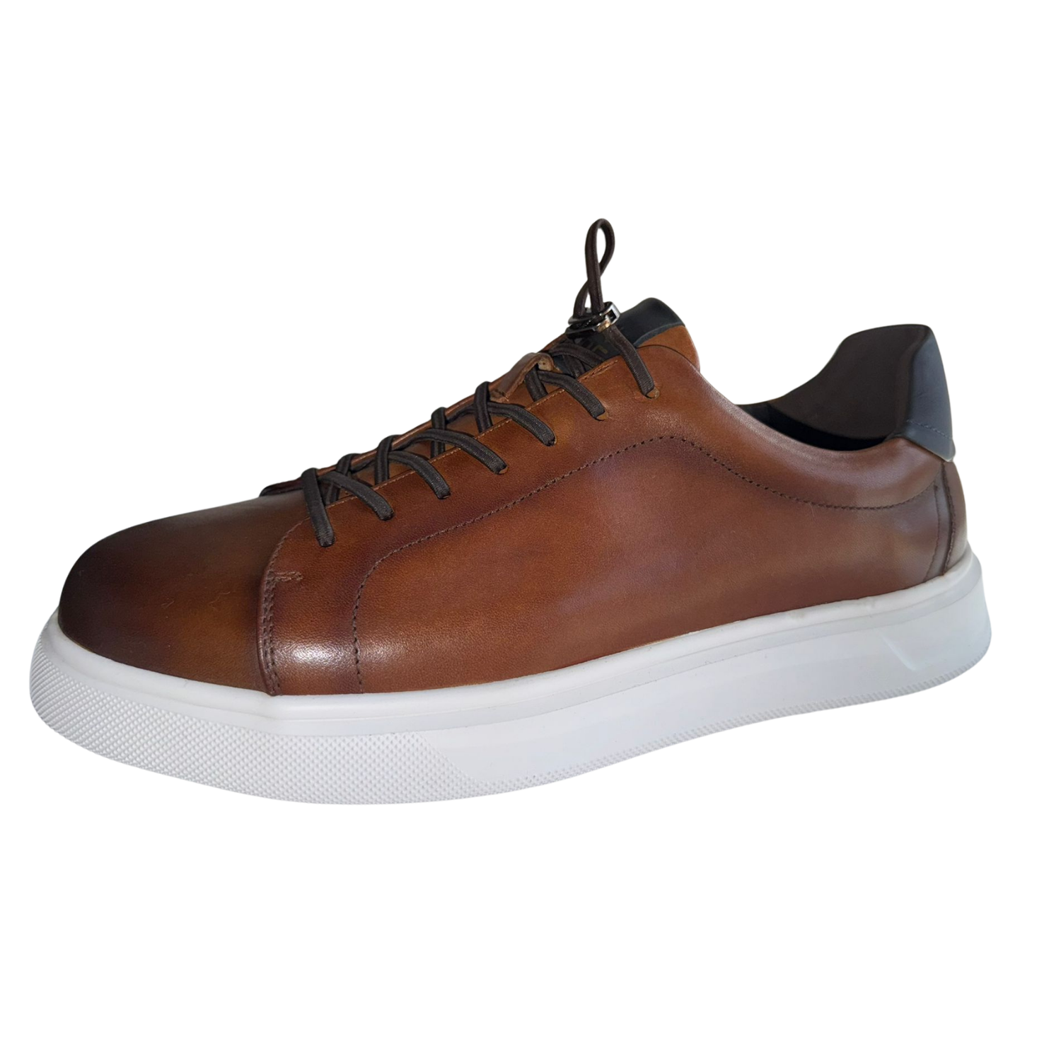 Pantofi sport bărbat piele, maro coniac, cod F172472