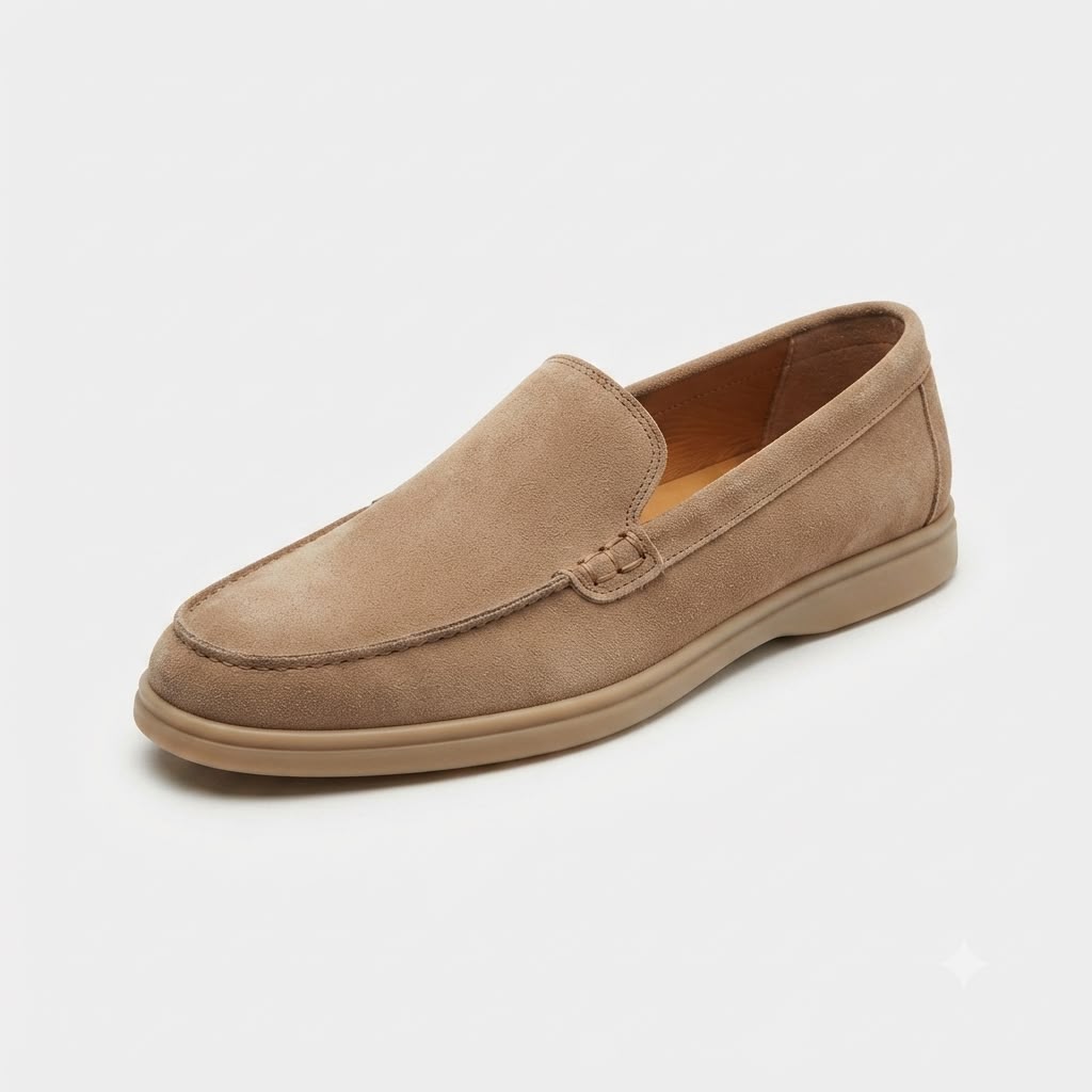 Mocasini Bărbați din Piele Naturală Întoarsă Cod E03