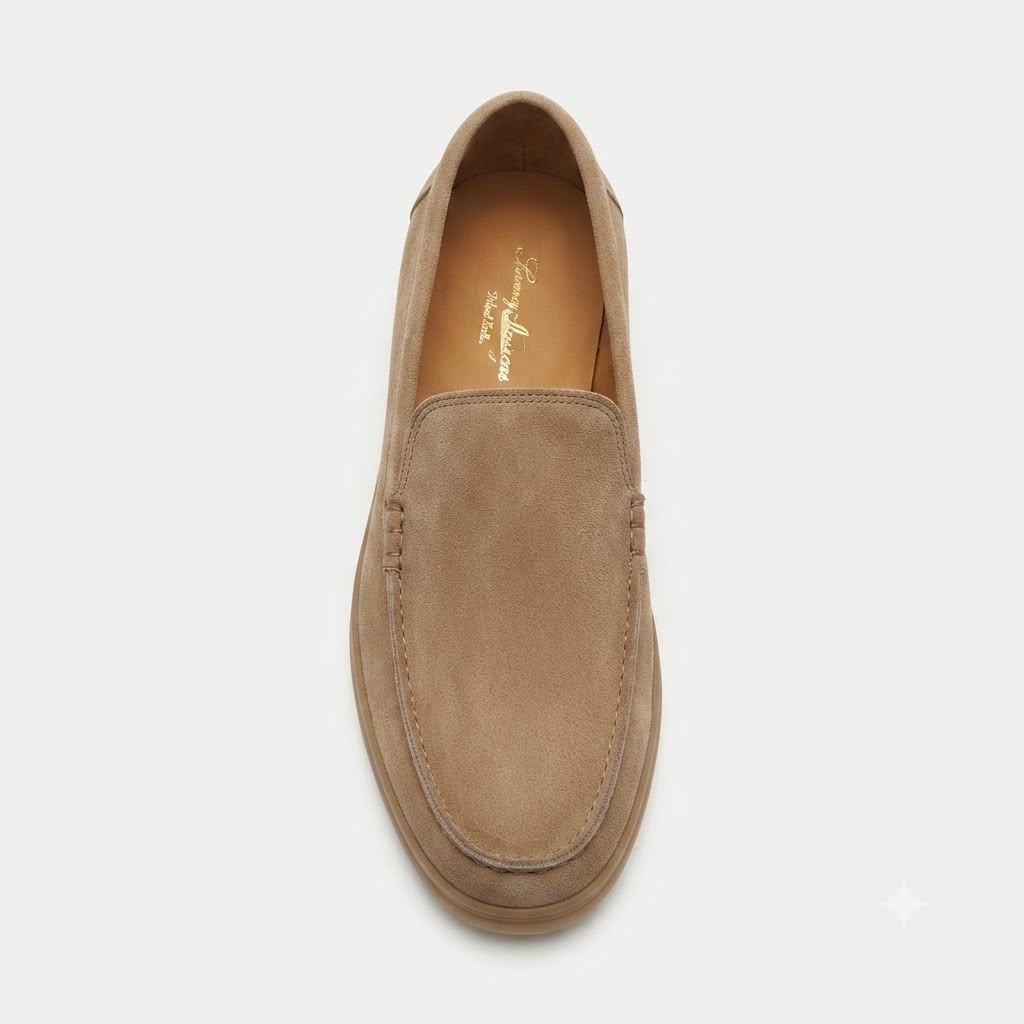 Mocasini Bărbați din Piele Naturală Întoarsă Cod E03