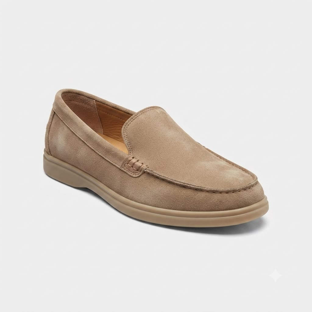 Mocasini Bărbați din Piele Naturală Întoarsă Cod E03