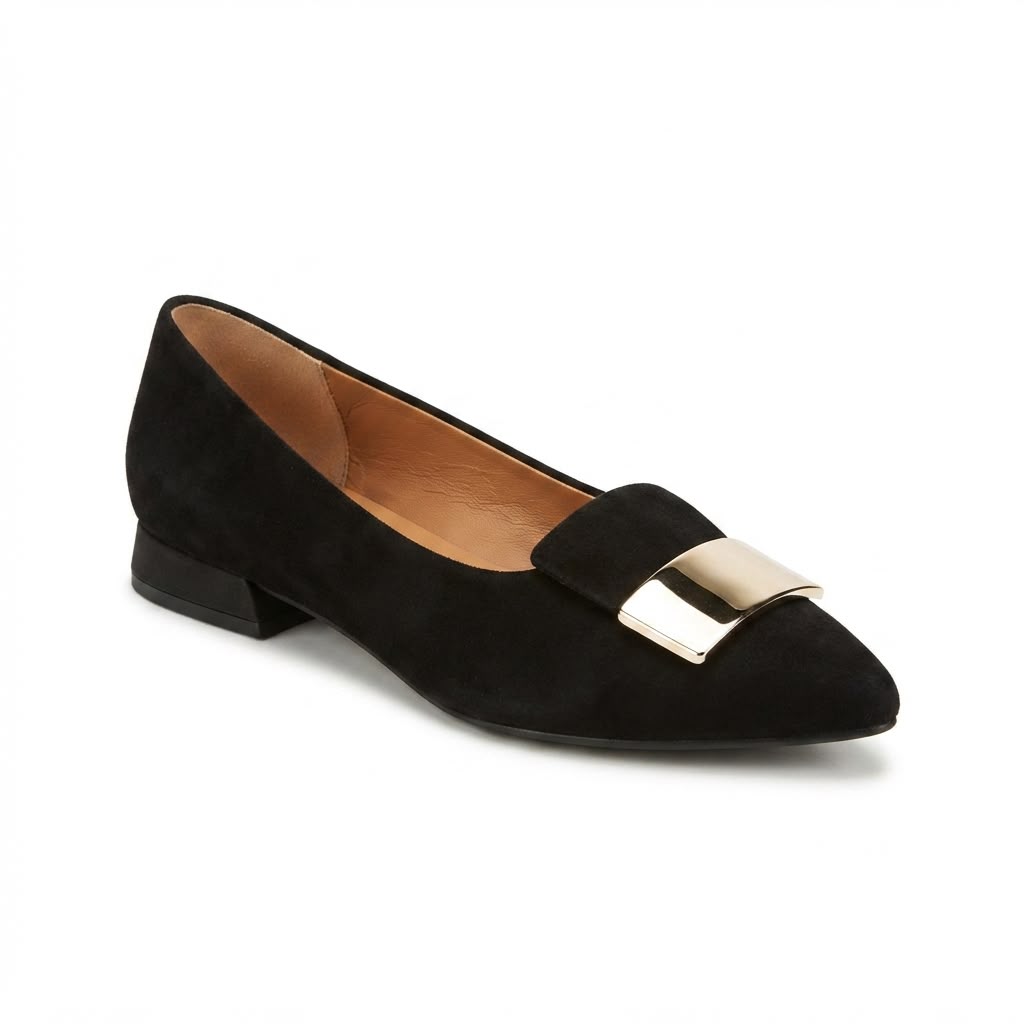 Pantofi Damă Eleganti „Kordel” din Piele Naturală Întoarsă cod 3120-1