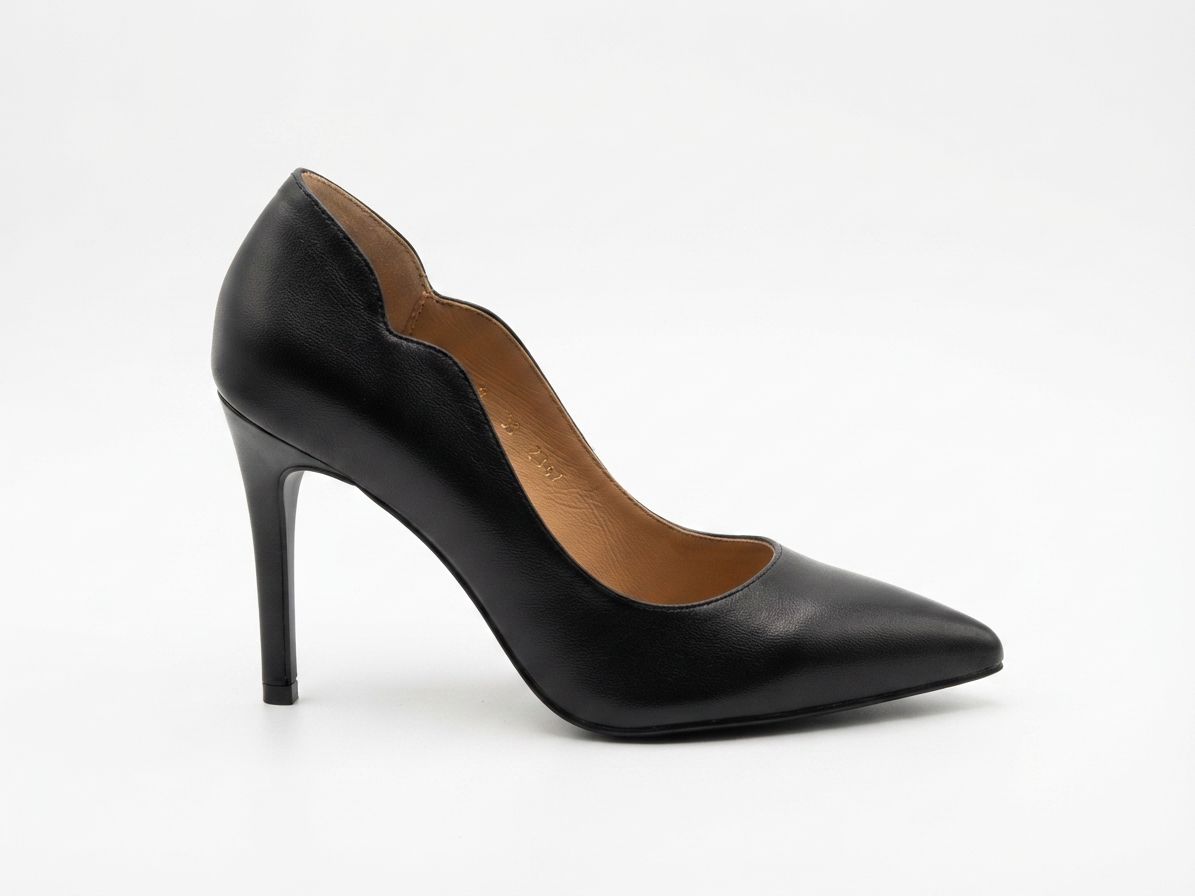 Pantofi Damă Stiletto „KORDEL” din Piele Naturală Cod 2962-2