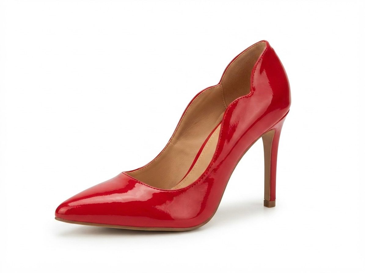 Pantofi Damă Stiletto „KORDEL” din Piele Naturală Lăcuită Cod 2962