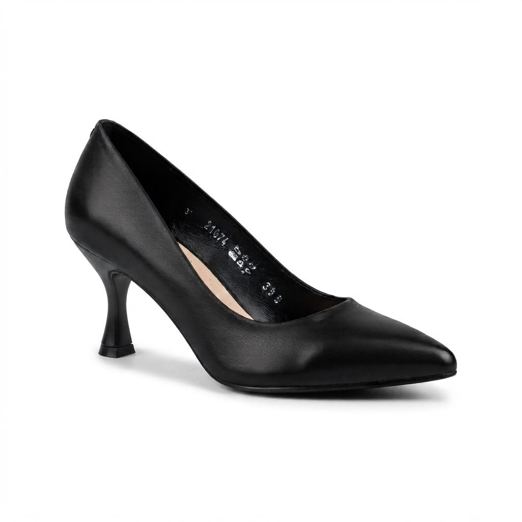 Pantofi Stiletto Eleganți de Damă din Piele Naturală Sala Cod 21074