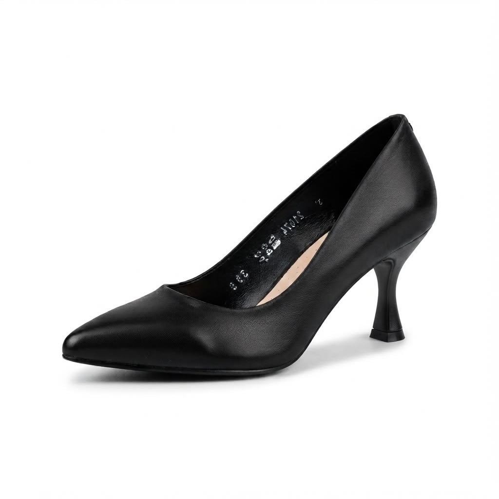 Pantofi Stiletto Eleganți de Damă din Piele Naturală Sala Cod 21074