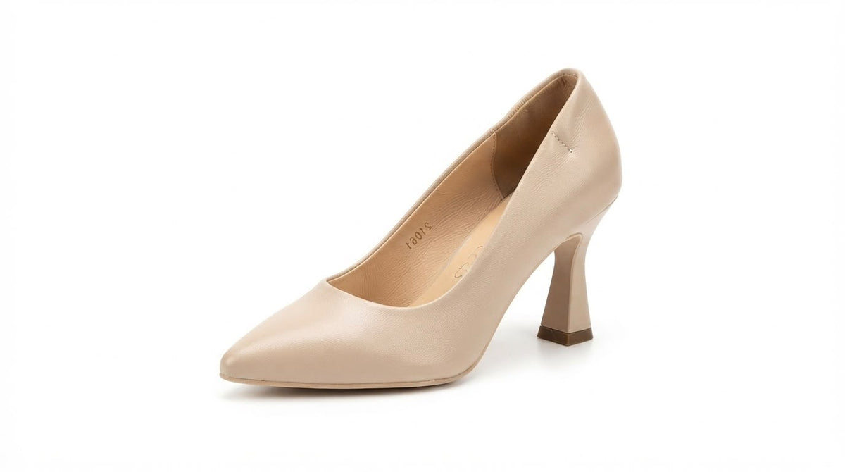 Pantofi Stiletto Eleganți de Damă din Piele Naturală Sala Cod 2529