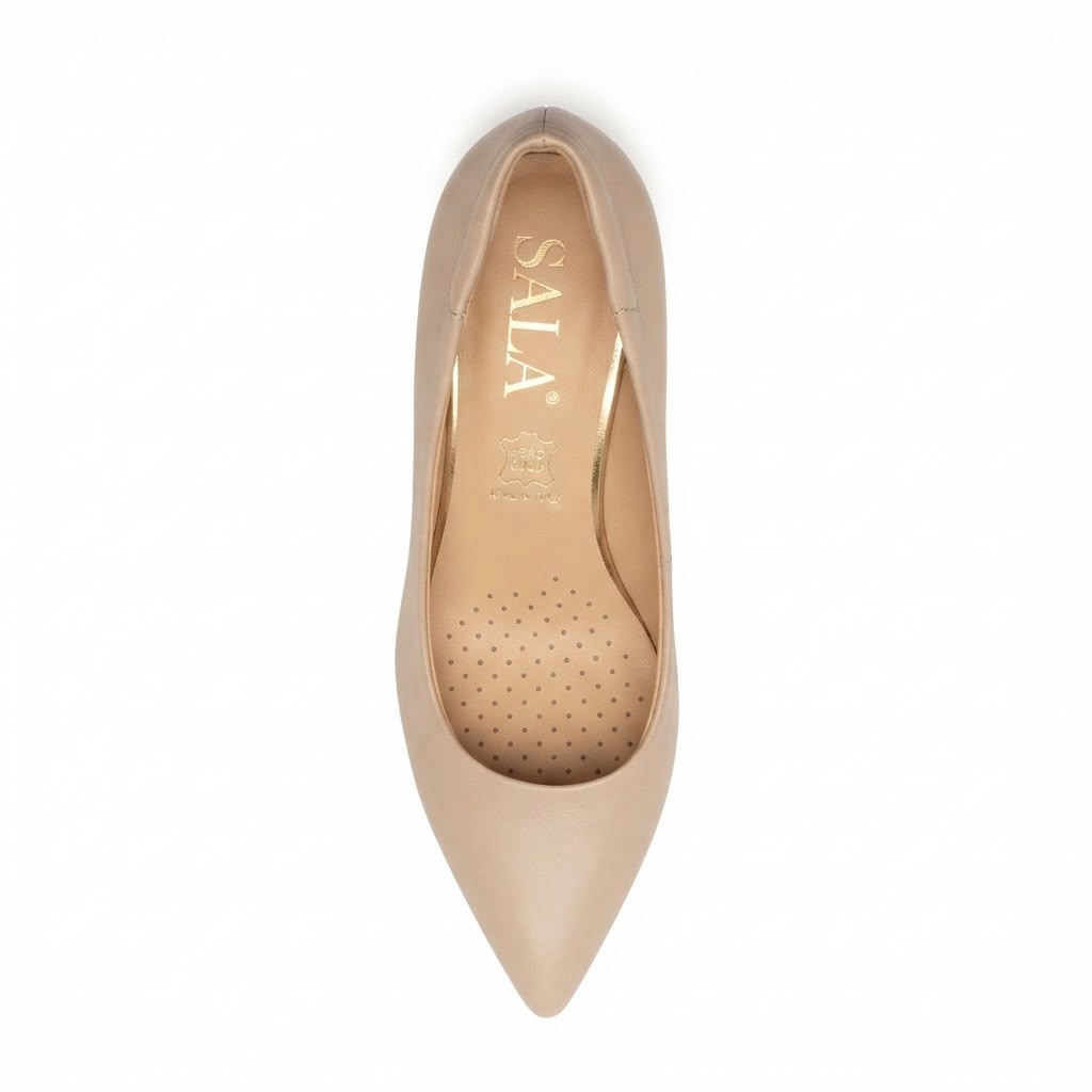 Pantofi Stiletto Eleganți de Damă din Piele Naturală Sala Cod 2529