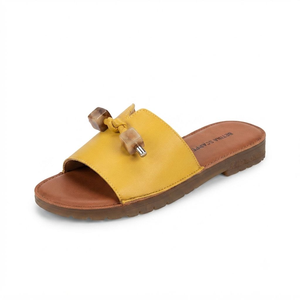 Papuci dama Betina Scarpe din piele naturala cod 9394-6