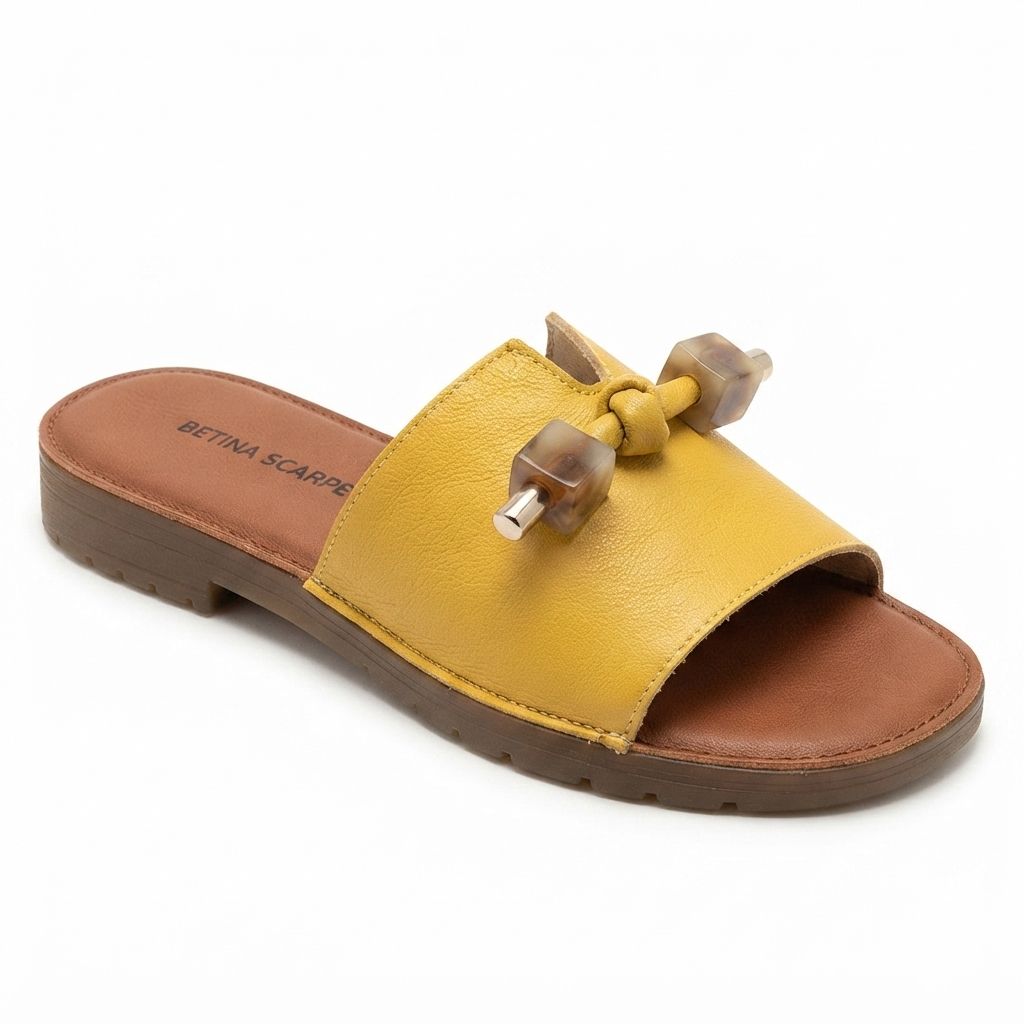 Papuci dama Betina Scarpe din piele naturala cod 9394-6