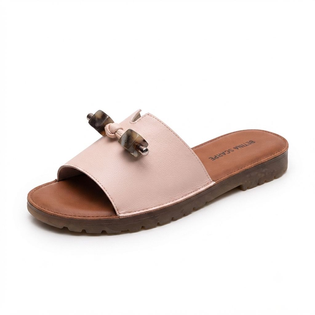 Papuci dama Betina Scarpe din piele naturala cod 9394-801