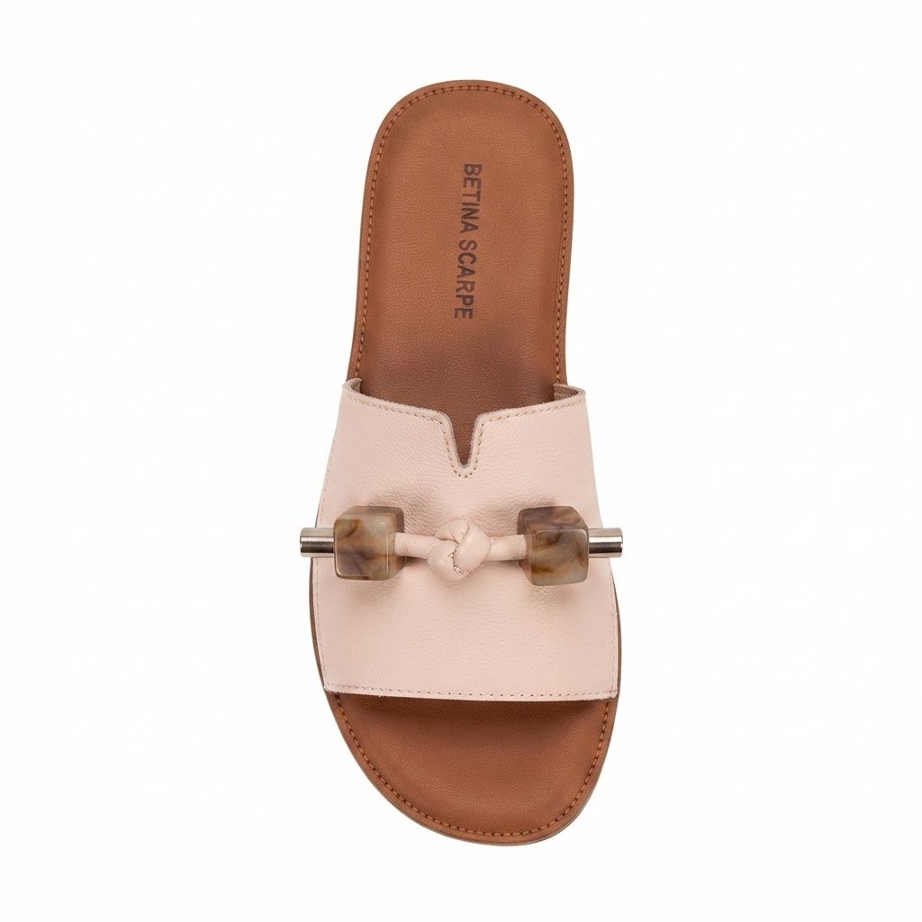 Papuci dama Betina Scarpe din piele naturala cod 9394-801