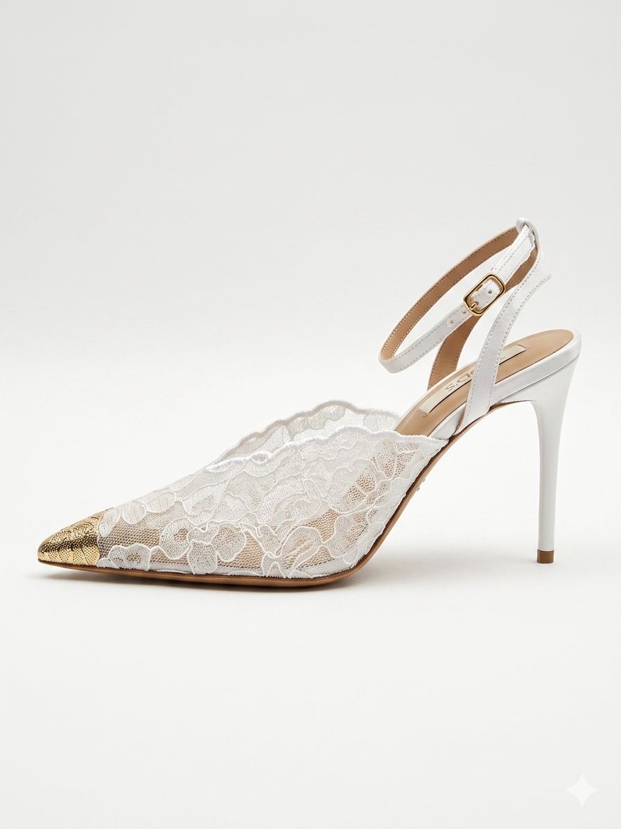 Sandale elegante dantela dama cod -1